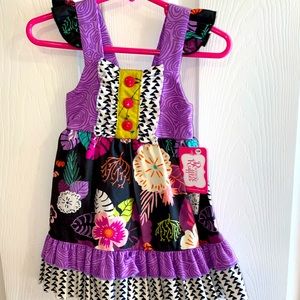 RicRac and Ruffles dress 18m